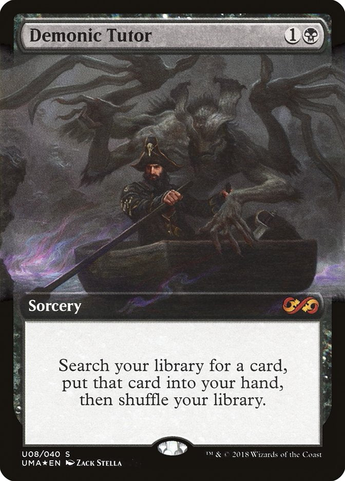 Demonic Tutor - [Foil, Promo] Ultimate Box Topper (PUMA)