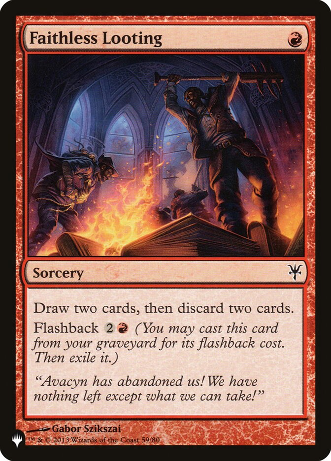 Faithless Looting - The List (PLIST)