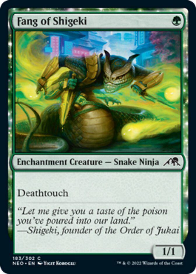 Fang of Shigeki - [Foil] Kamigawa: Neon Dynasty (NEO)