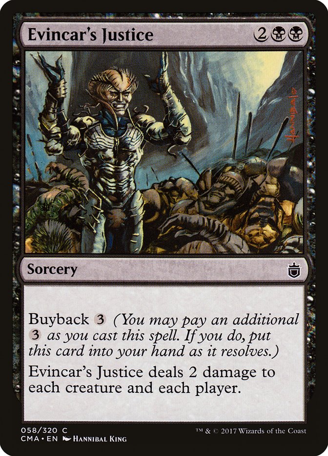 Evincar's Justice - Commander Anthology (CMA)