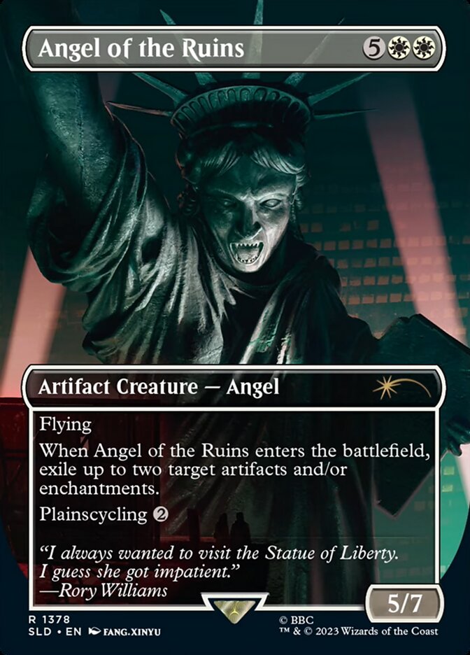 Angel of the Ruins (1378) - [Foil, Showcase] Secret Lair Drop (SLD)