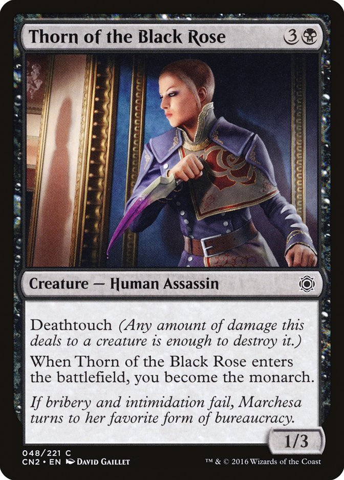 Thorn of the Black Rose - [Foil] Conspiracy: Take the Crown (CN2)