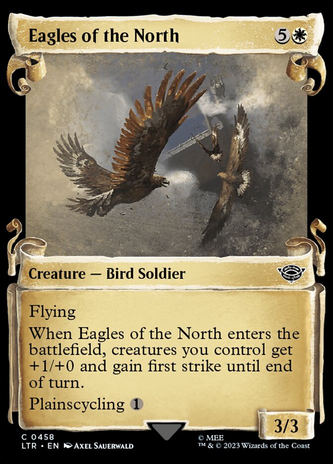 Eagles of the North - [Foil, Showcase Scroll] The Lord of the Rings: Tales of Middle-earth (LTR)