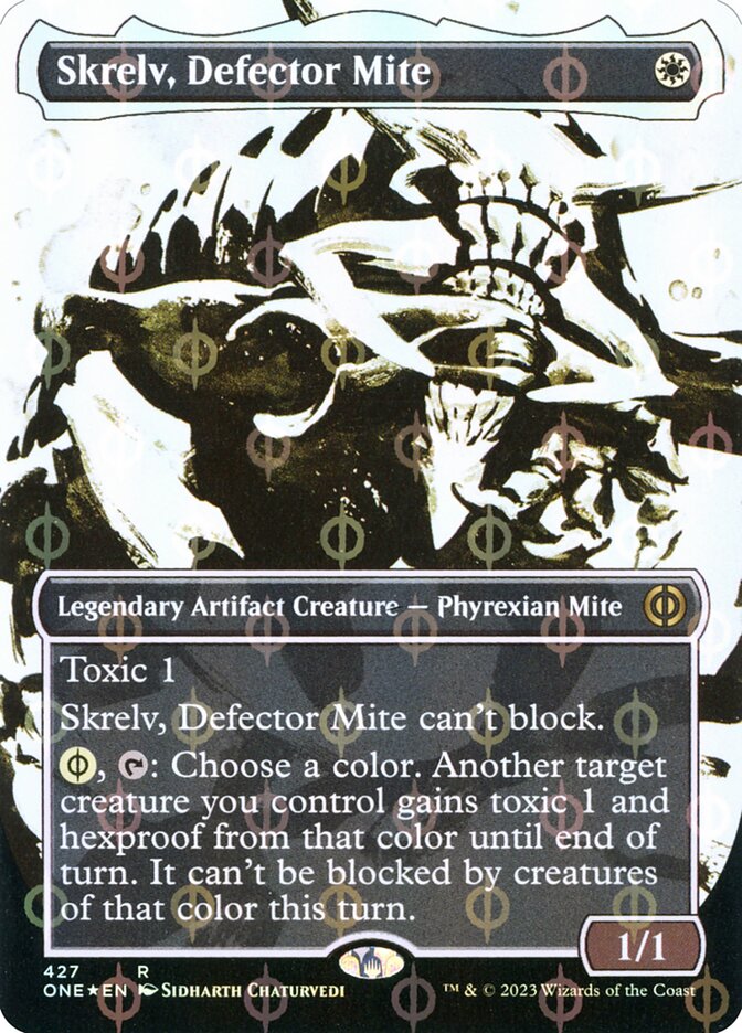 Skrelv, Defector Mite - [Step and Compleat Foil, Showcase] Phyrexia: All Will Be One (ONE)