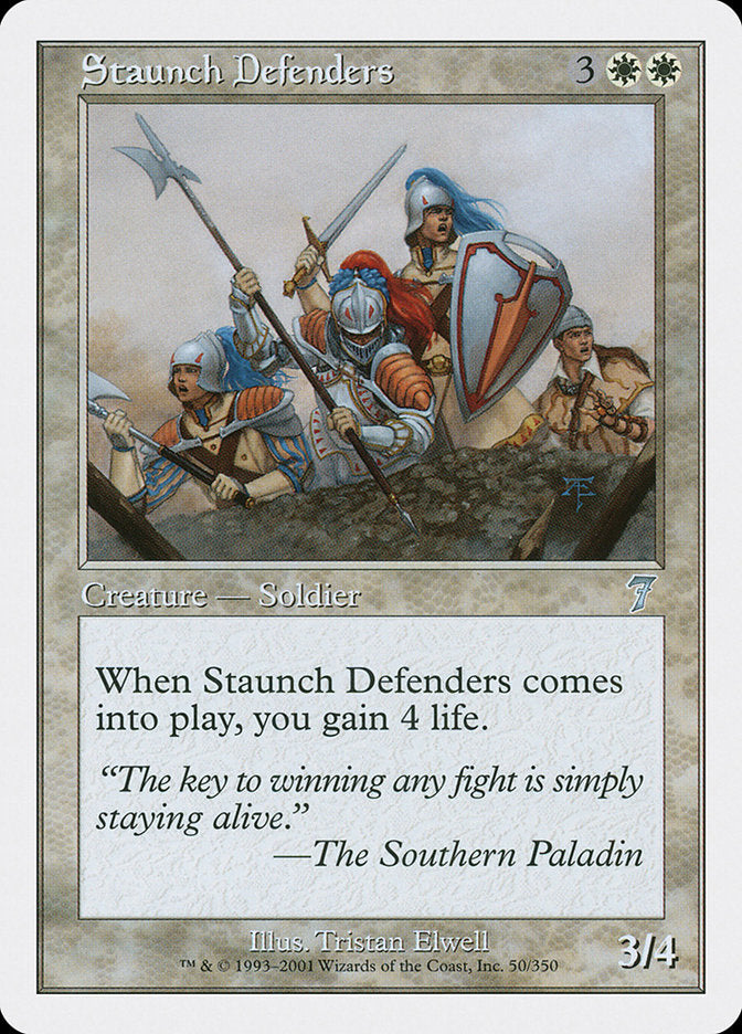 Staunch Defenders - [Foil] Seventh Edition (7ED)