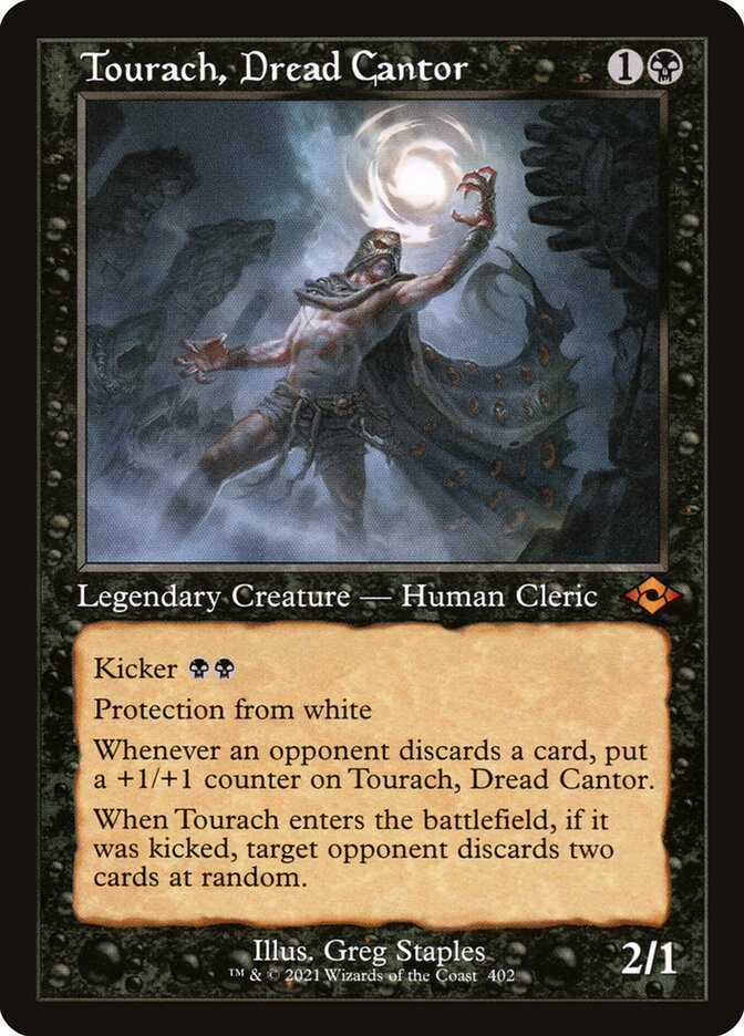 Tourach, Dread Cantor - [Etched Foil, Retro Frame] Modern Horizons 2 (MH2)