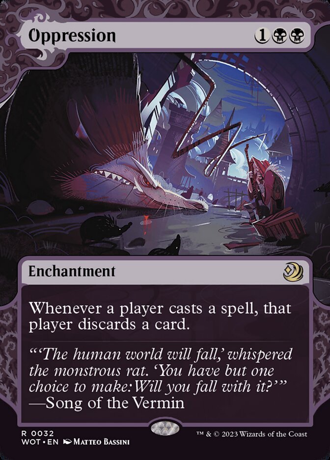 Oppression - [Showcase] Wilds of Eldraine: Enchanting Tales (WOT)