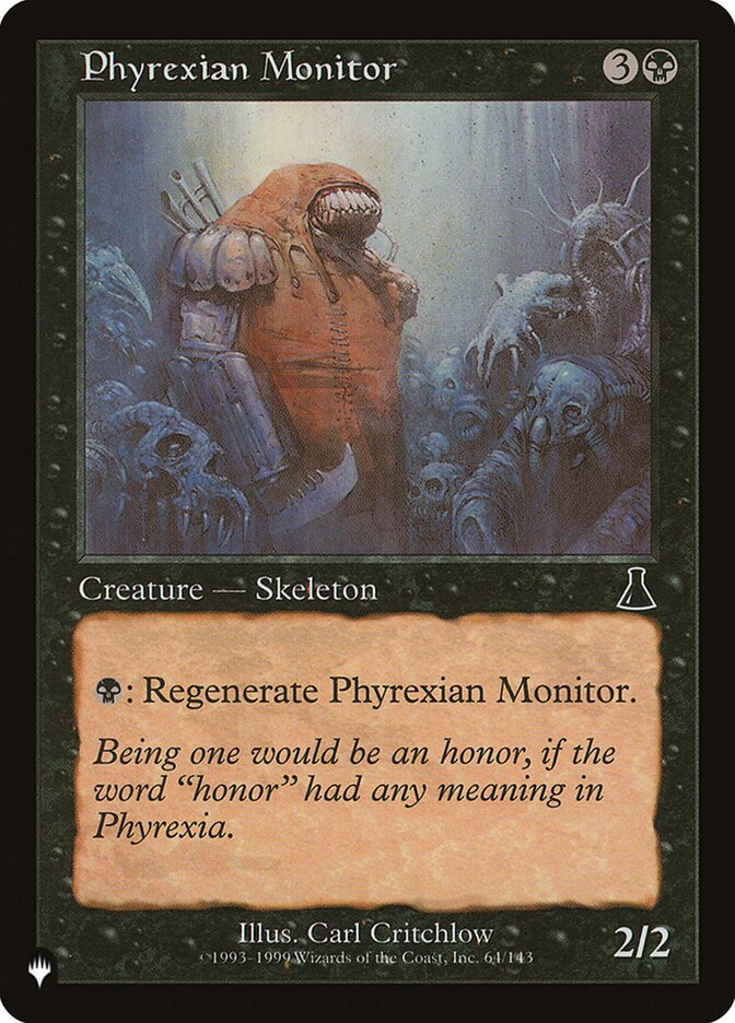 Phyrexian Monitor - The List (PLIST)