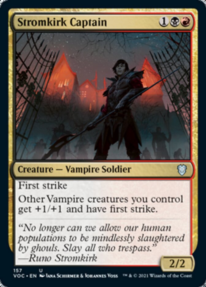 Stromkirk Captain - [Foil] Crimson Vow Commander (VOC)