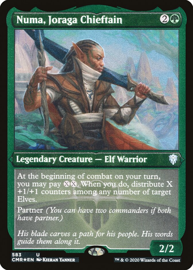 Numa, Joraga Chieftain - [Etched Foil] Commander Legends (CMR)