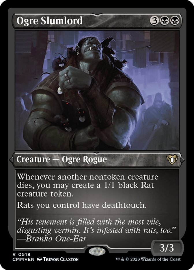 Ogre Slumlord - [Etched Foil] Commander Masters (CMM)