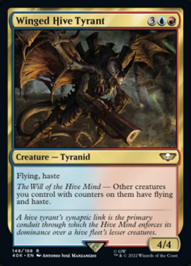 Winged Hive Tyrant - [Surge Foil] Warhammer 40,000 Commander (40K)