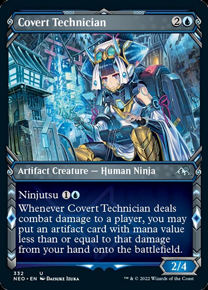 Covert Technician - [Showcase] Kamigawa: Neon Dynasty (NEO)