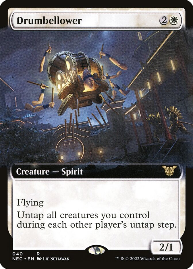 Drumbellower - [Extended Art] Neon Dynasty Commander (NEC)