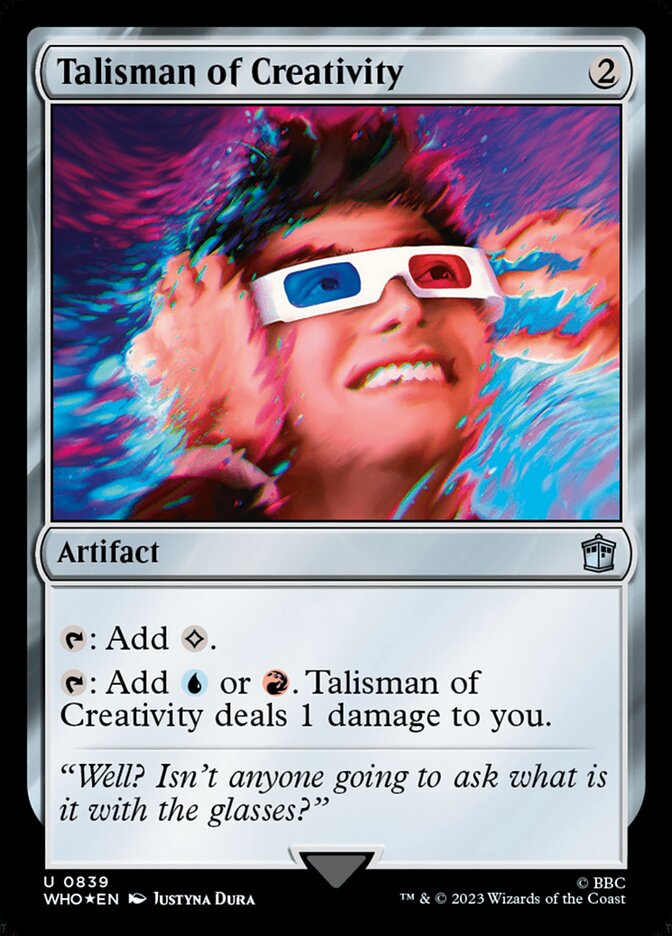 Talisman of Creativity - [Surge Foil] Doctor Who (WHO)