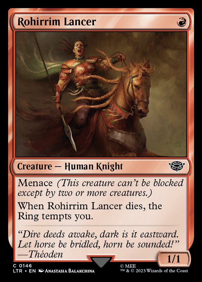 Rohirrim Lancer - [Foil] The Lord of the Rings: Tales of Middle-earth (LTR)