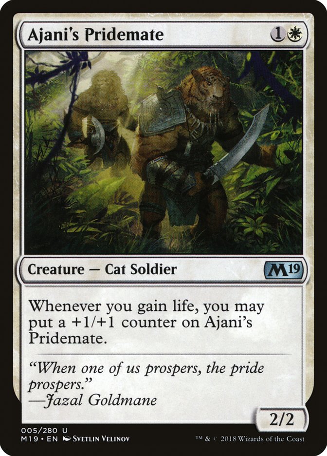 Ajani's Pridemate - Core Set 2019 (M19)