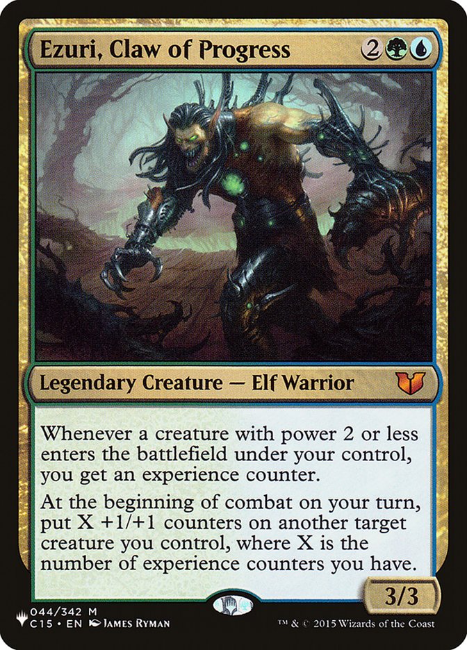 Ezuri, Claw of Progress - The List (PLIST)
