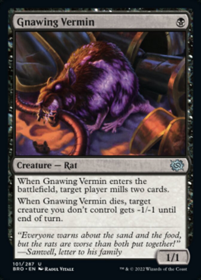 Gnawing Vermin - [Foil] The Brothers' War (BRO)