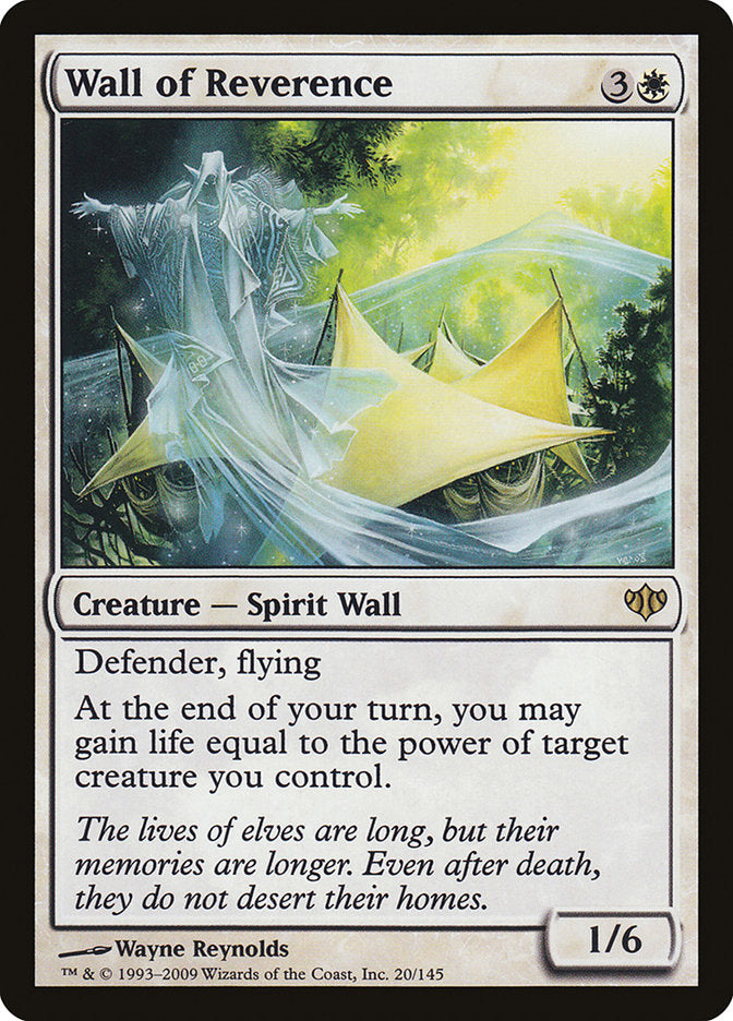 Wall of Reverence - [Foil] Conflux (CON)