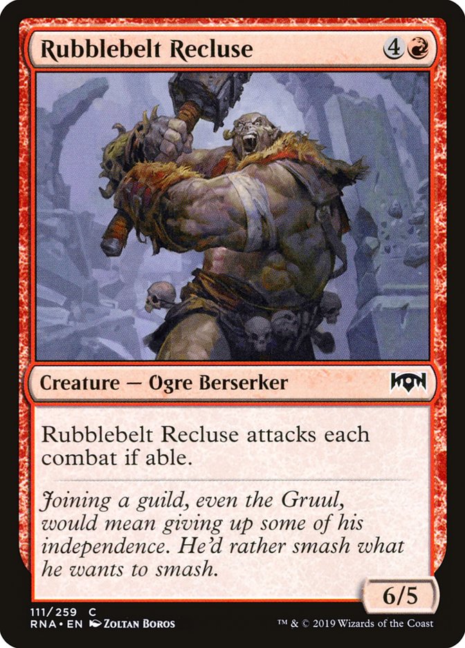 Rubblebelt Recluse - Ravnica Allegiance (RNA)