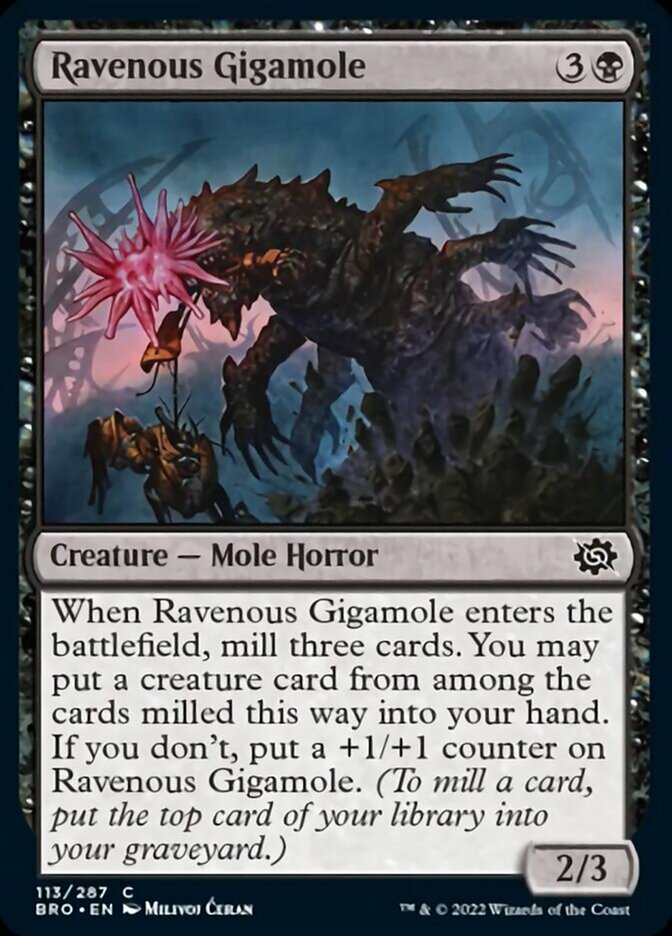Ravenous Gigamole - [Foil] The Brothers' War (BRO)