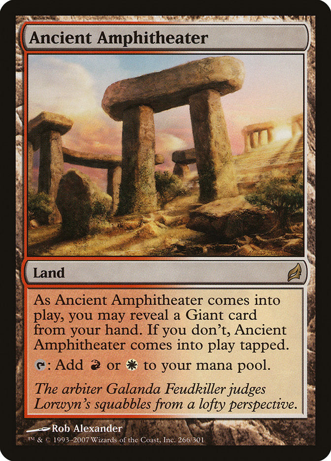 Ancient Amphitheater - [Foil] Lorwyn (LRW)