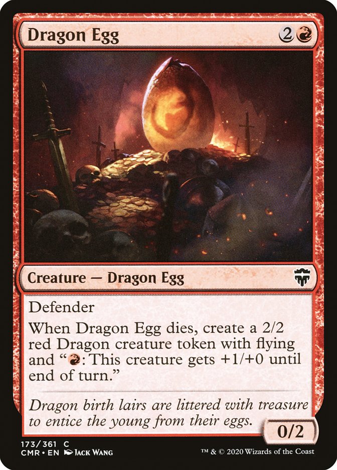 Dragon Egg - [Foil] Commander Legends (CMR)