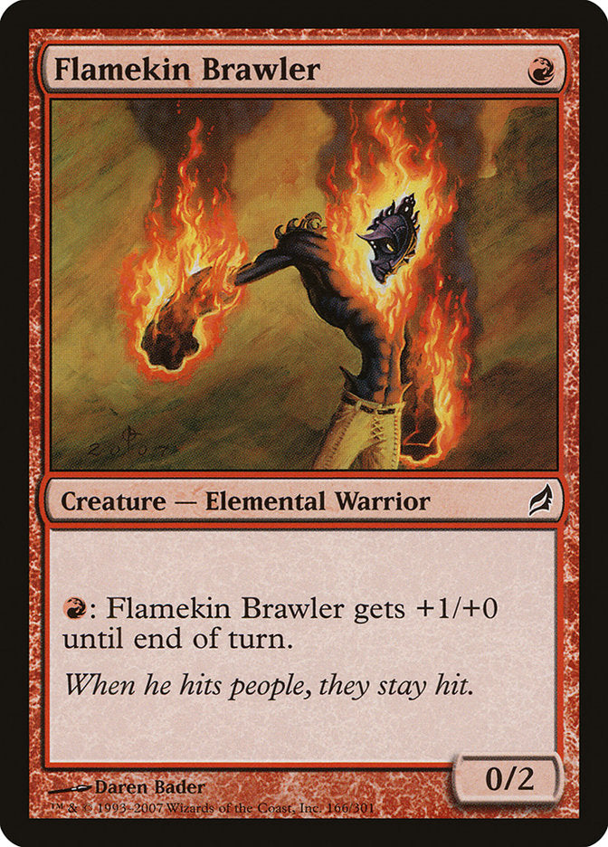Flamekin Brawler - [Foil] Lorwyn (LRW)