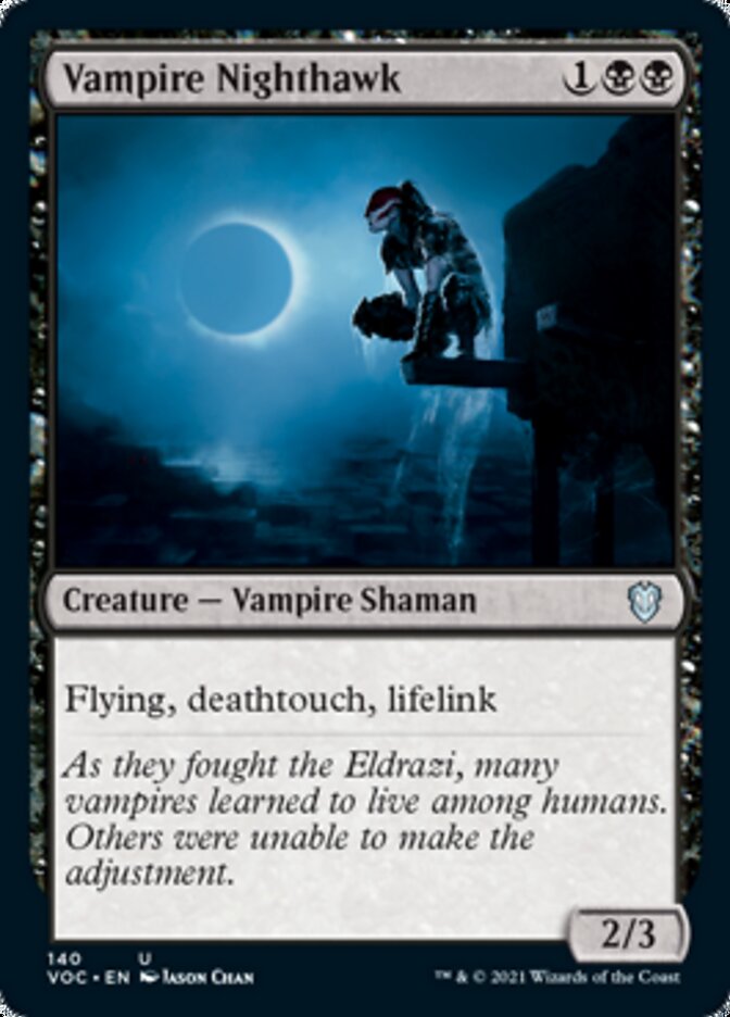 Vampire Nighthawk - [Foil] Crimson Vow Commander (VOC)