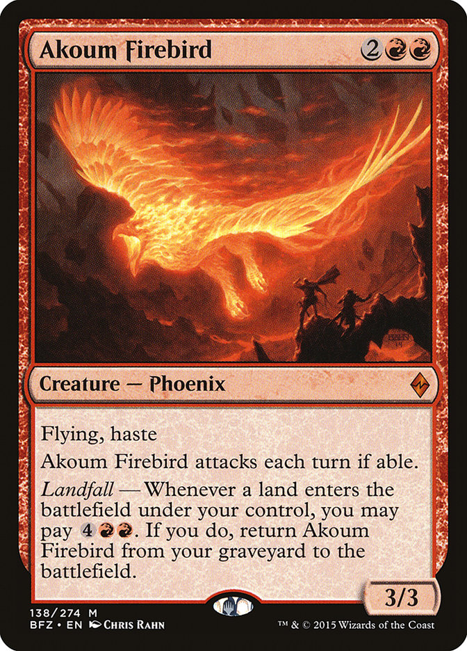 Akoum Firebird - Battle for Zendikar (BFZ)