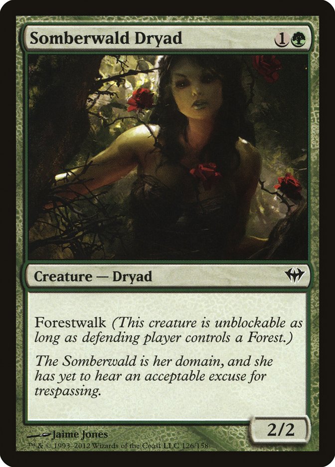 Somberwald Dryad - [Foil] Dark Ascension (DKA)