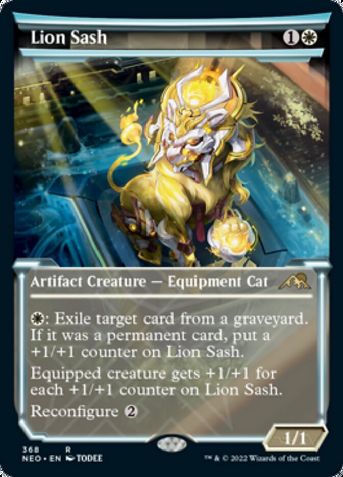 Lion Sash - [Foil, Showcase] Kamigawa: Neon Dynasty (NEO)