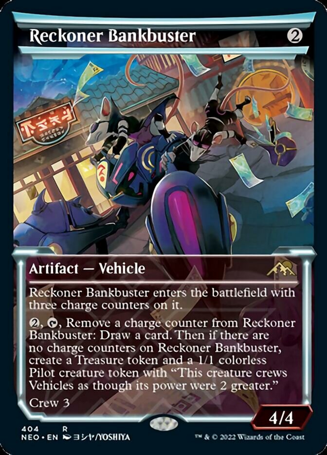 Reckoner Bankbuster - [Showcase] Kamigawa: Neon Dynasty (NEO)