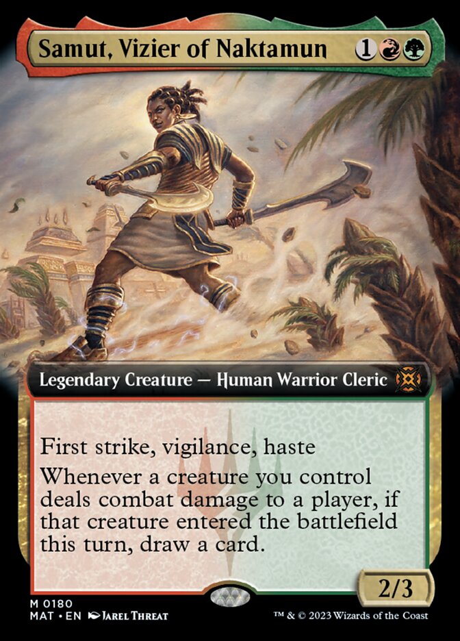 Samut, Vizier of Naktamun - [Foil, Extended Art] March of the Machine: The Aftermath (MAT)