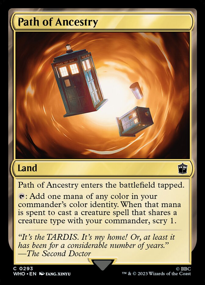 Path of Ancestry - [Foil] Doctor Who (WHO)