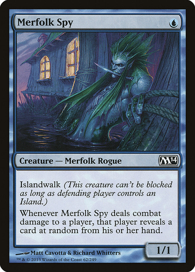 Merfolk Spy - [Foil] Magic 2014 (M14)