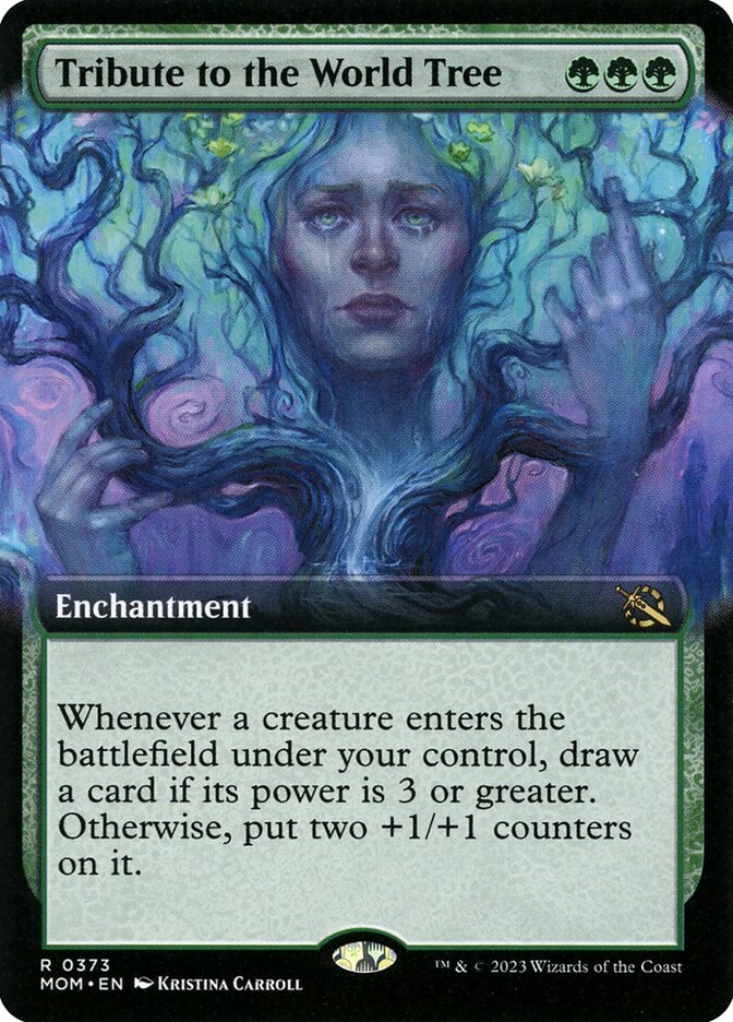 Tribute to the World Tree - [Foil, Extended Art] March of the Machine (MOM)