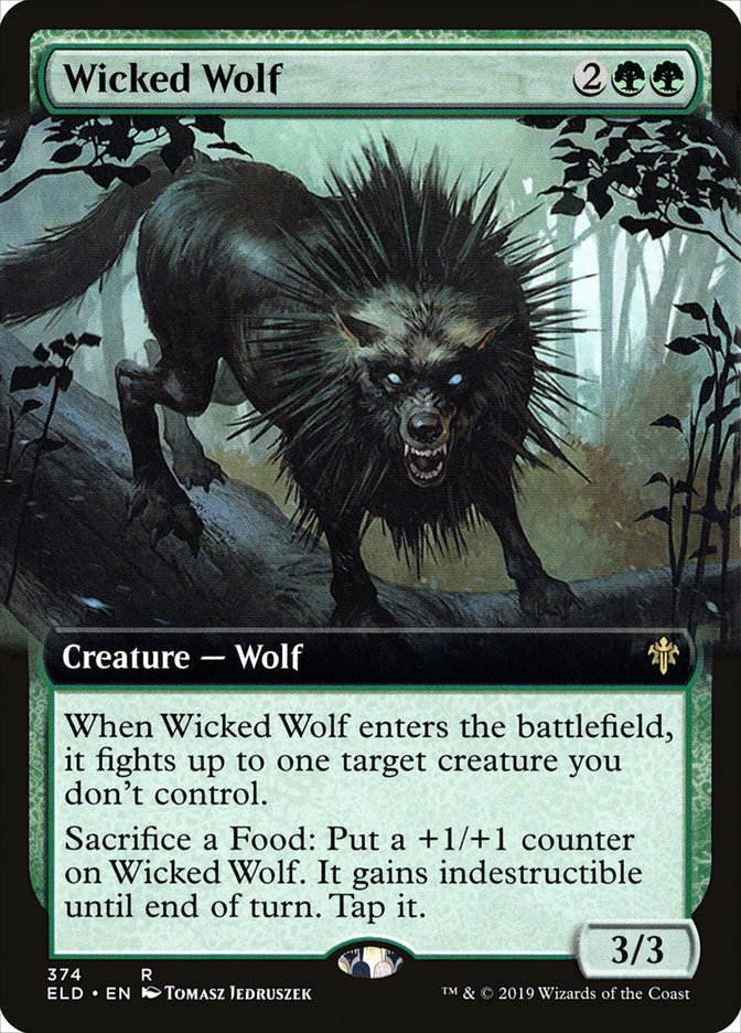 Wicked Wolf - [Extended Art] Throne of Eldraine (ELD)