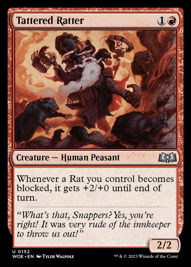 Tattered Ratter - [Foil] Wilds of Eldraine (WOE)