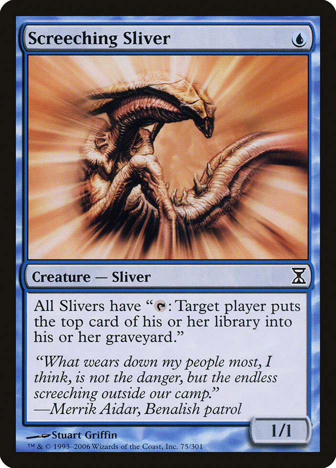 Screeching Sliver - [Foil] Time Spiral (TSP)