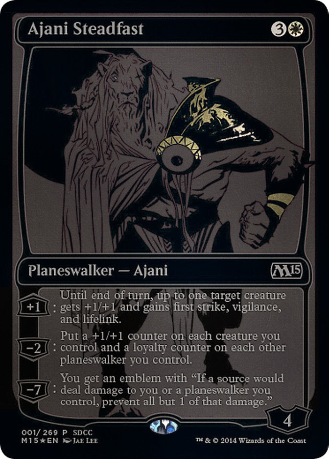 Ajani Steadfast - [Foil, Promo] San Diego Comic-Con 2014 (PS14)