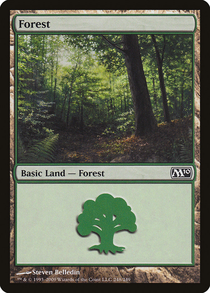 Forest (248) - [Foil] Magic 2010 (M10)