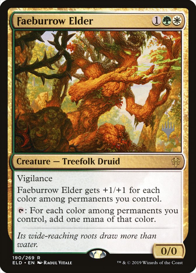 Faeburrow Elder - [Foil, Promo] Throne of Eldraine Promos (PELD)