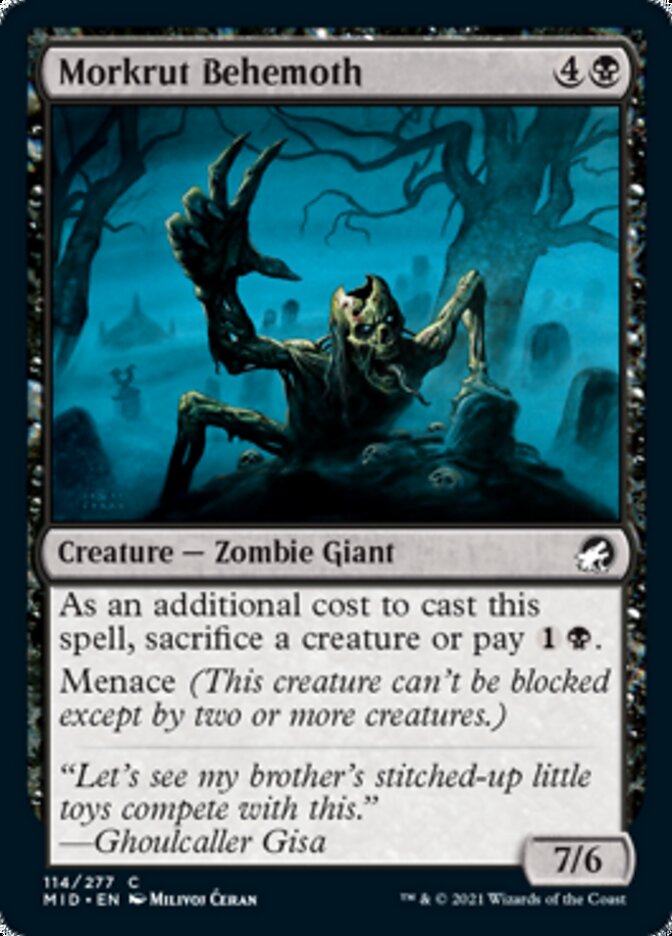 Morkrut Behemoth - Innistrad: Midnight Hunt (MID)