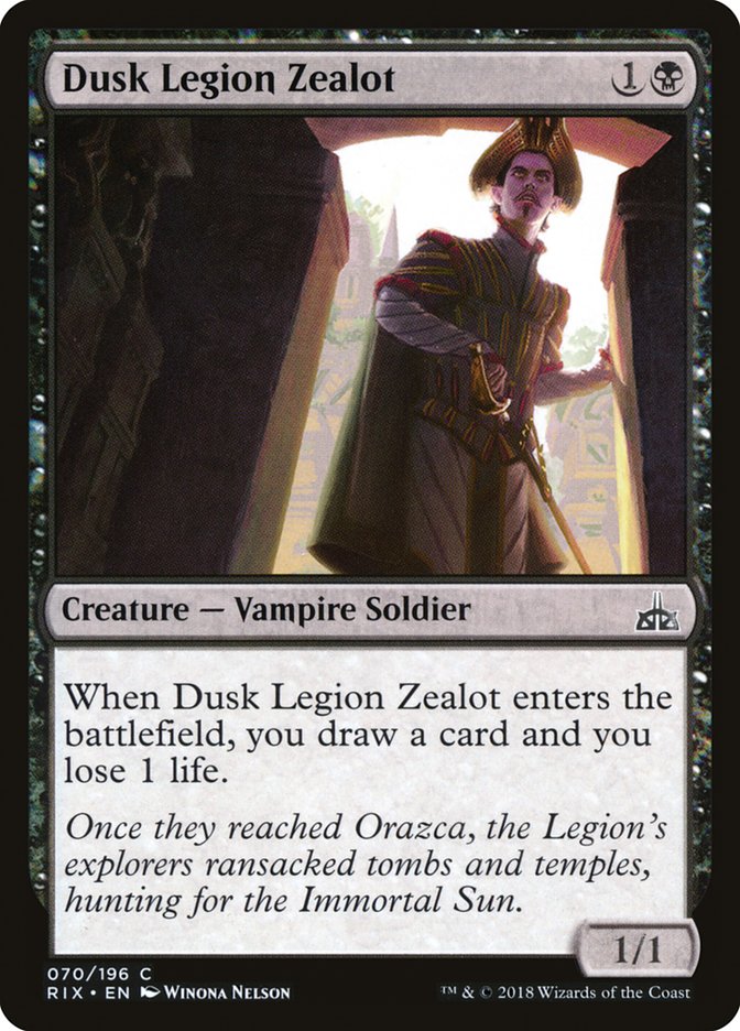 Dusk Legion Zealot - [Foil] Rivals of Ixalan (RIX)