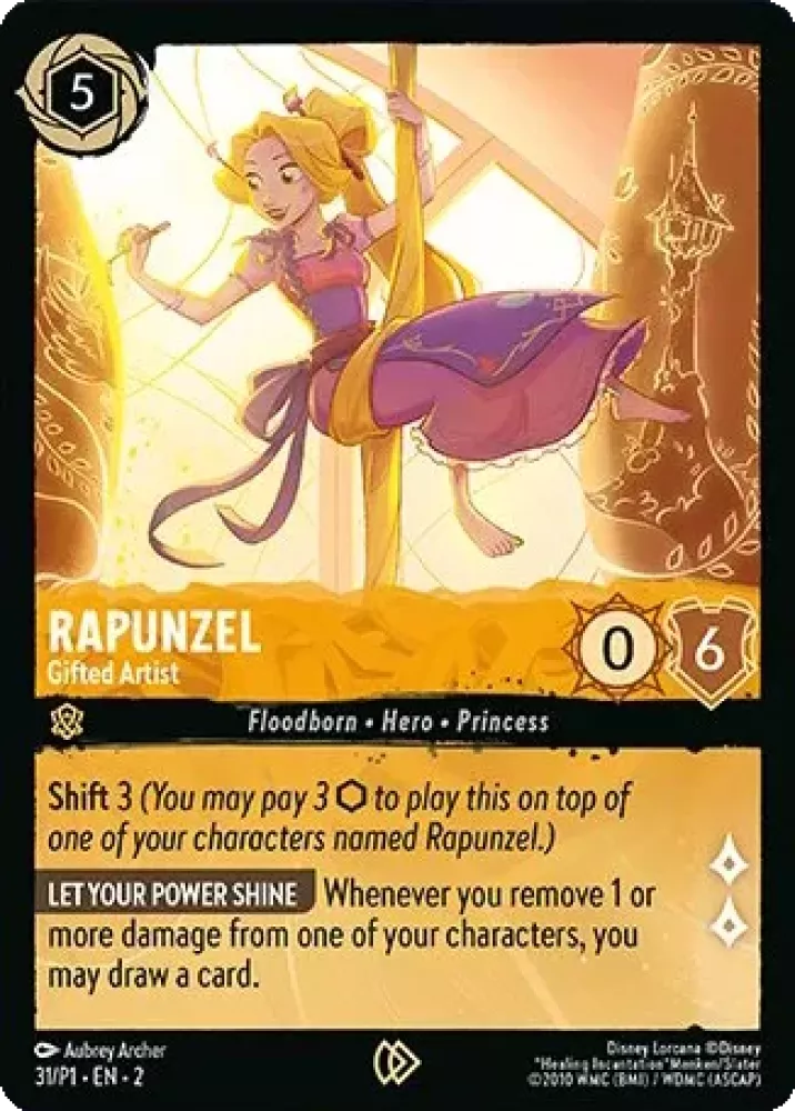 Rapunzel - Gifted Artist - [Foil, Convention] Promo (P1)