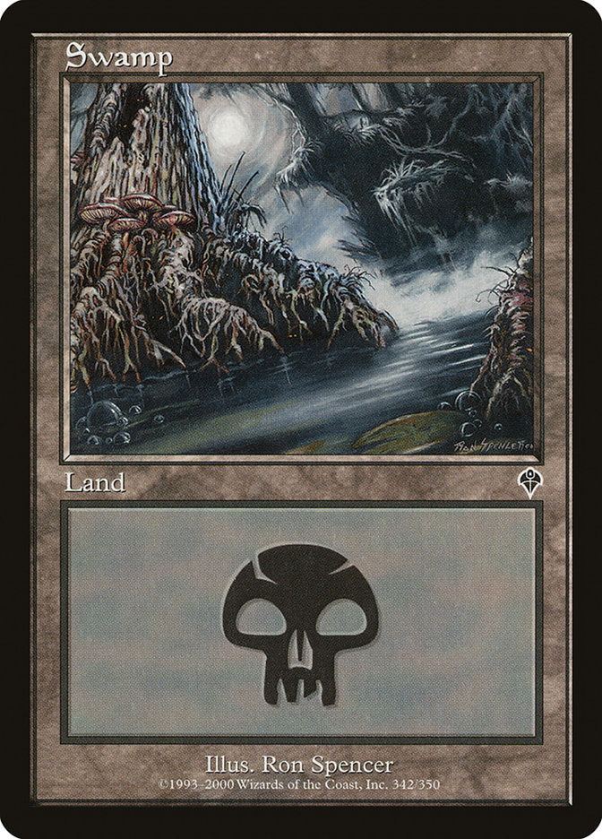 Swamp - [Foil, Retro Frame] Invasion (INV)