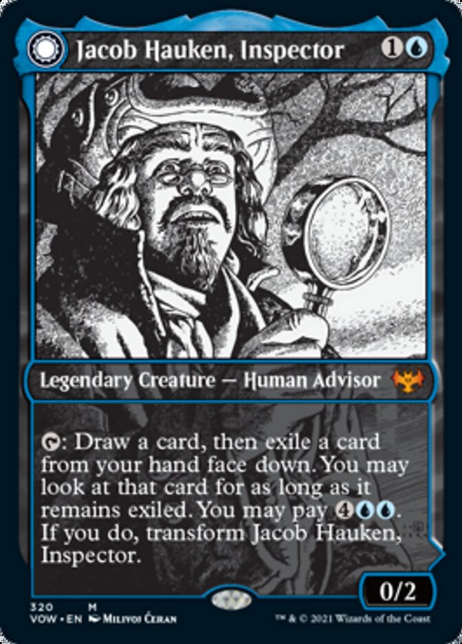 Jacob Hauken, Inspector // Hauken's Insight - [Foil, Showcase] Innistrad: Crimson Vow (VOW)