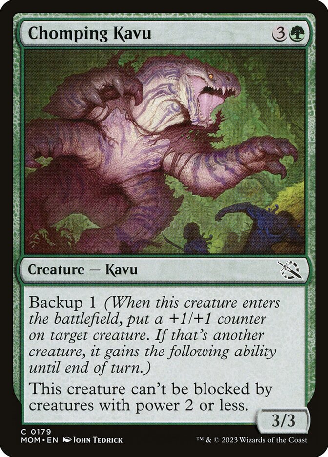 Chomping Kavu - [Foil] March of the Machine (MOM)
